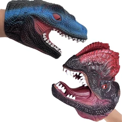 Manufacturer Spot Shark Soft Silicone Kids Playing Toys Role Playing Animal Dinosaur Hand Puppet