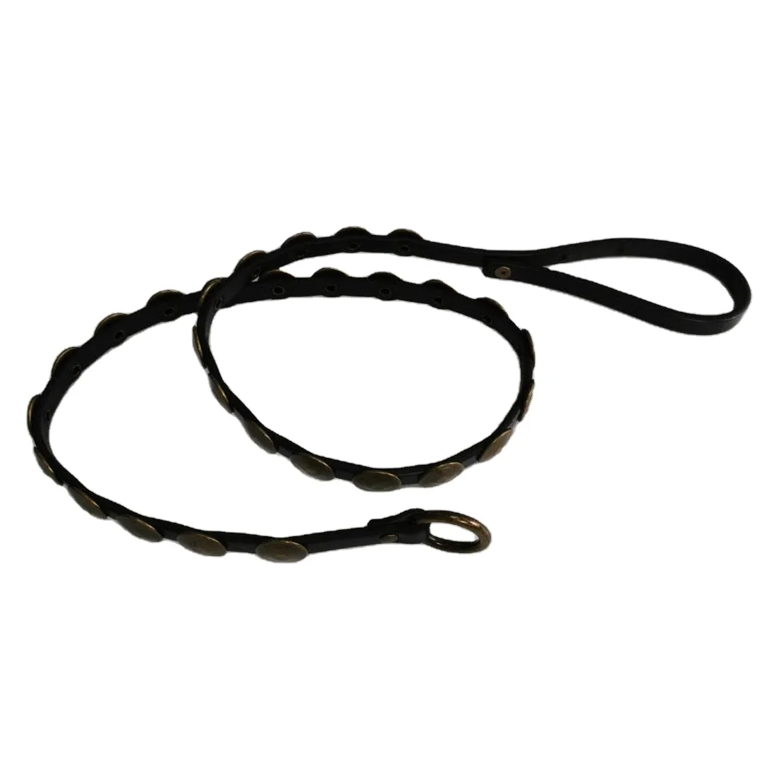 Width 10MM 100% Real Leather Waist Chain High Quality Metal Belt with Round Buckle