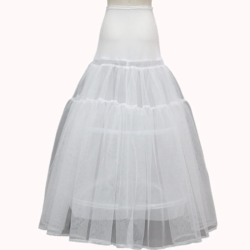 
P6214 wholesale Bouffant Petticoat Crinoline with TWO Hoops elastic waist 