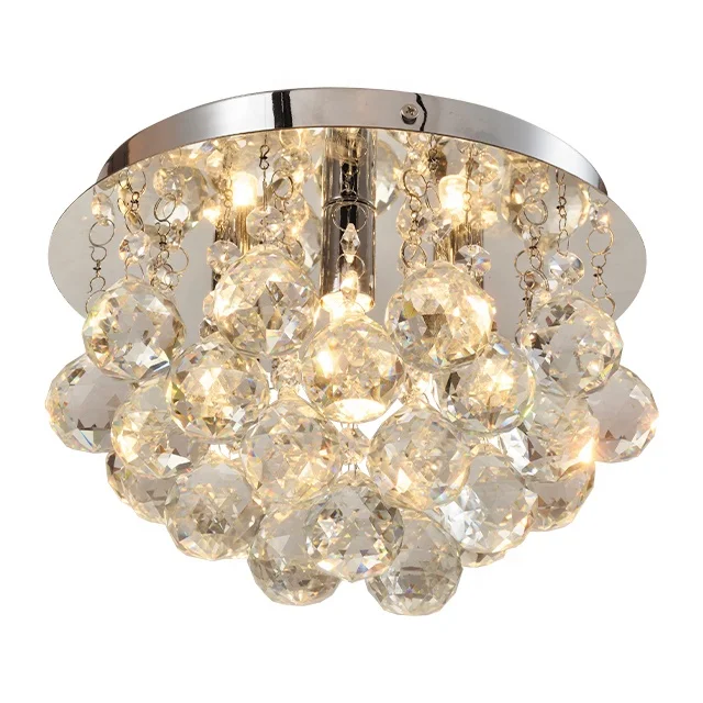crystal ceiling light for living room modern