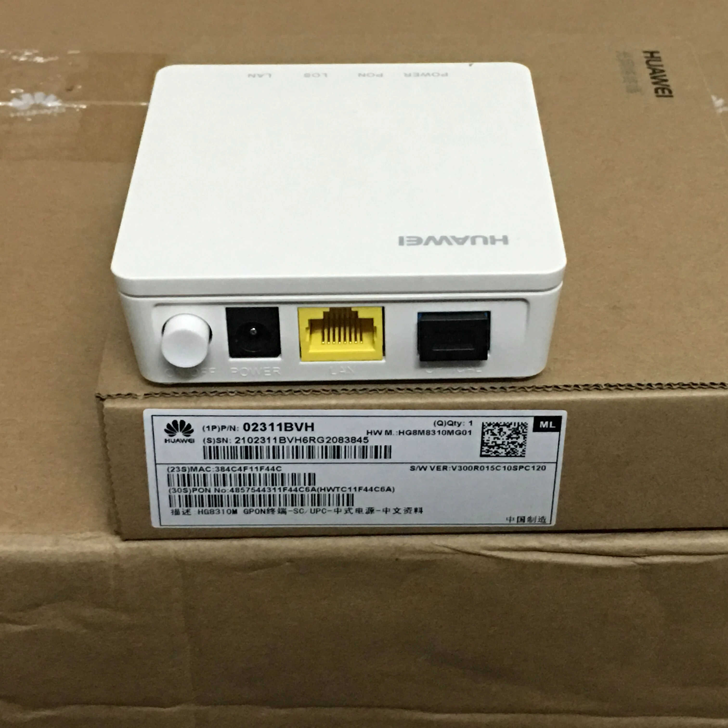Оригинальный Gpon Onu Hg8310m, мост волоконно-оптический модем Huawei Ont Gpon в наличии на складе