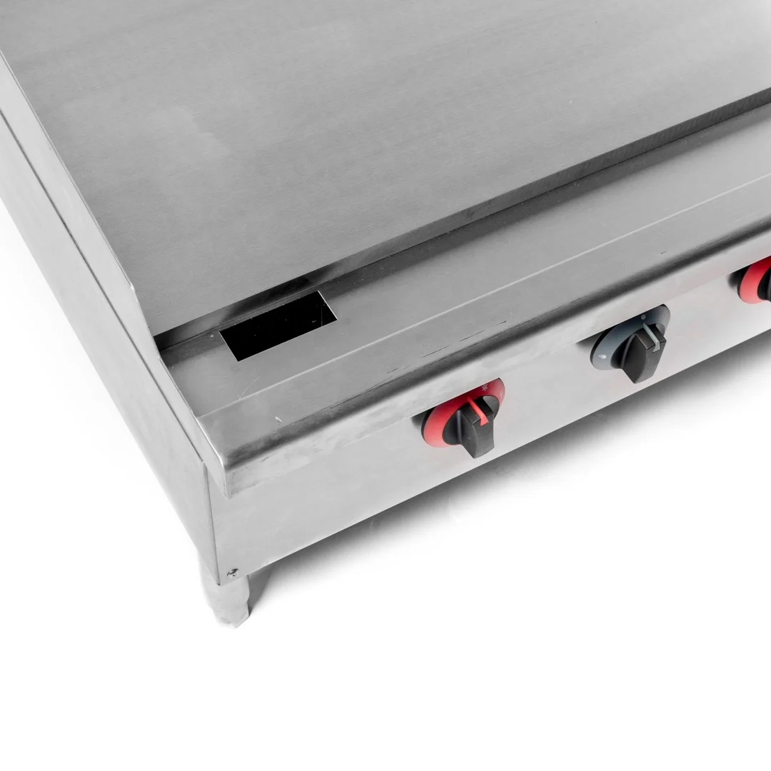 Commercial Machine Stainless Steel Flat Plate Counter Top Gas Griddle Grill