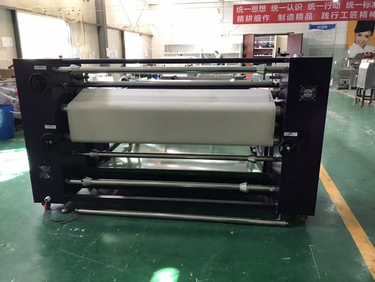 Oil Heat Press Sublimation machine roll to roll calandra roller heat transfer machine