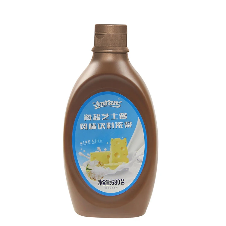 Sea salt chocolate cheese sauce 680g ice cream bread cake baking milk tea shop special raw materials