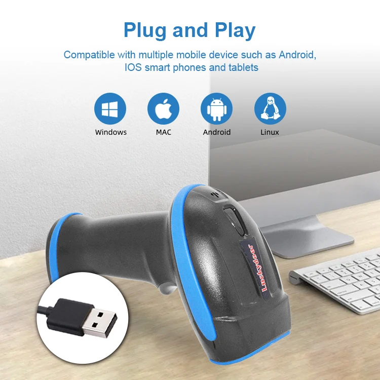 Китай (материк) сканер производитель K-626 штрих-кода usb провод 2d QR и