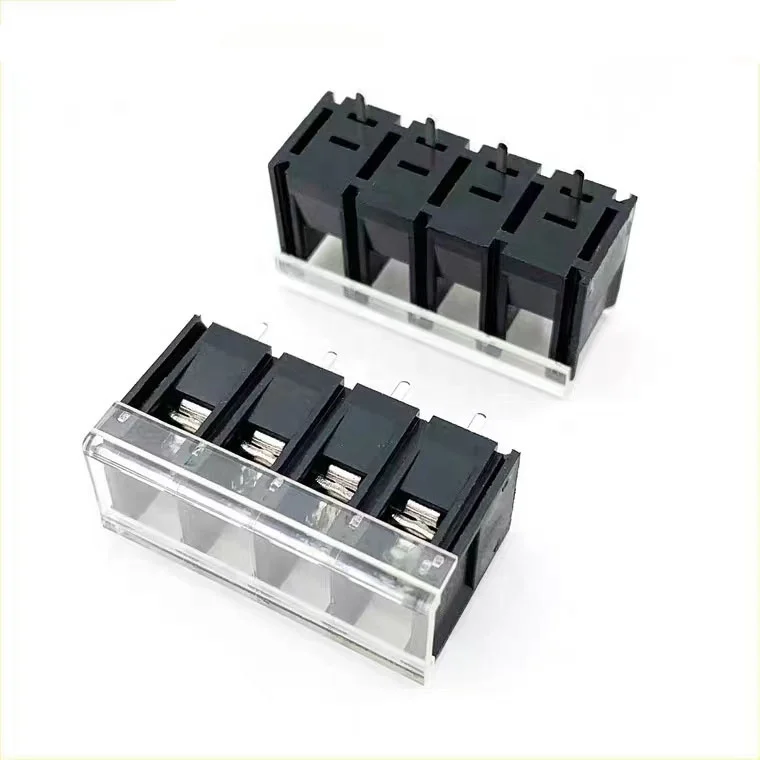 600V 40A high current HQ78S-13.0mm battery barrier terminal block with cover