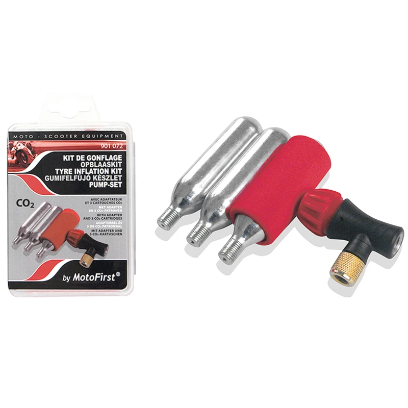 Mini Bike Tire Inflator High Pressure Co2 Bicycle Air Inflator Head For Road And Mountain Cycling