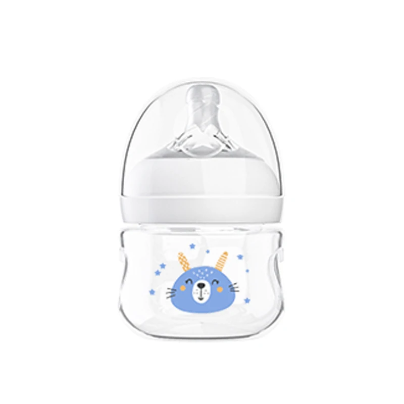 Source Manufacturer PP Bisphenol A Free Wide Mouth Cardioid Newborn Anti Flatulence Bottle Baby Food Feeder