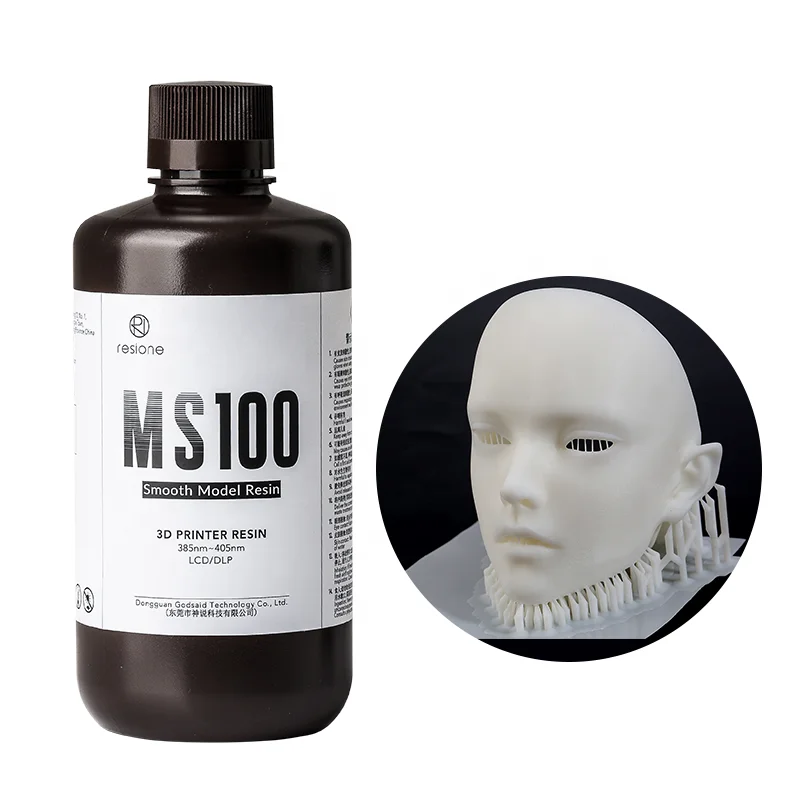 MS100 Smooth model UV 405nm Resin Liquid for Figure BJD Dolls printing LCD DLP SLA 3d Resin