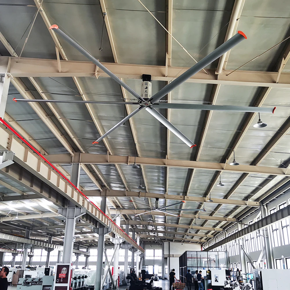 Промышленный гигантский потолочный вентилятор hvls 8ft-24 ft