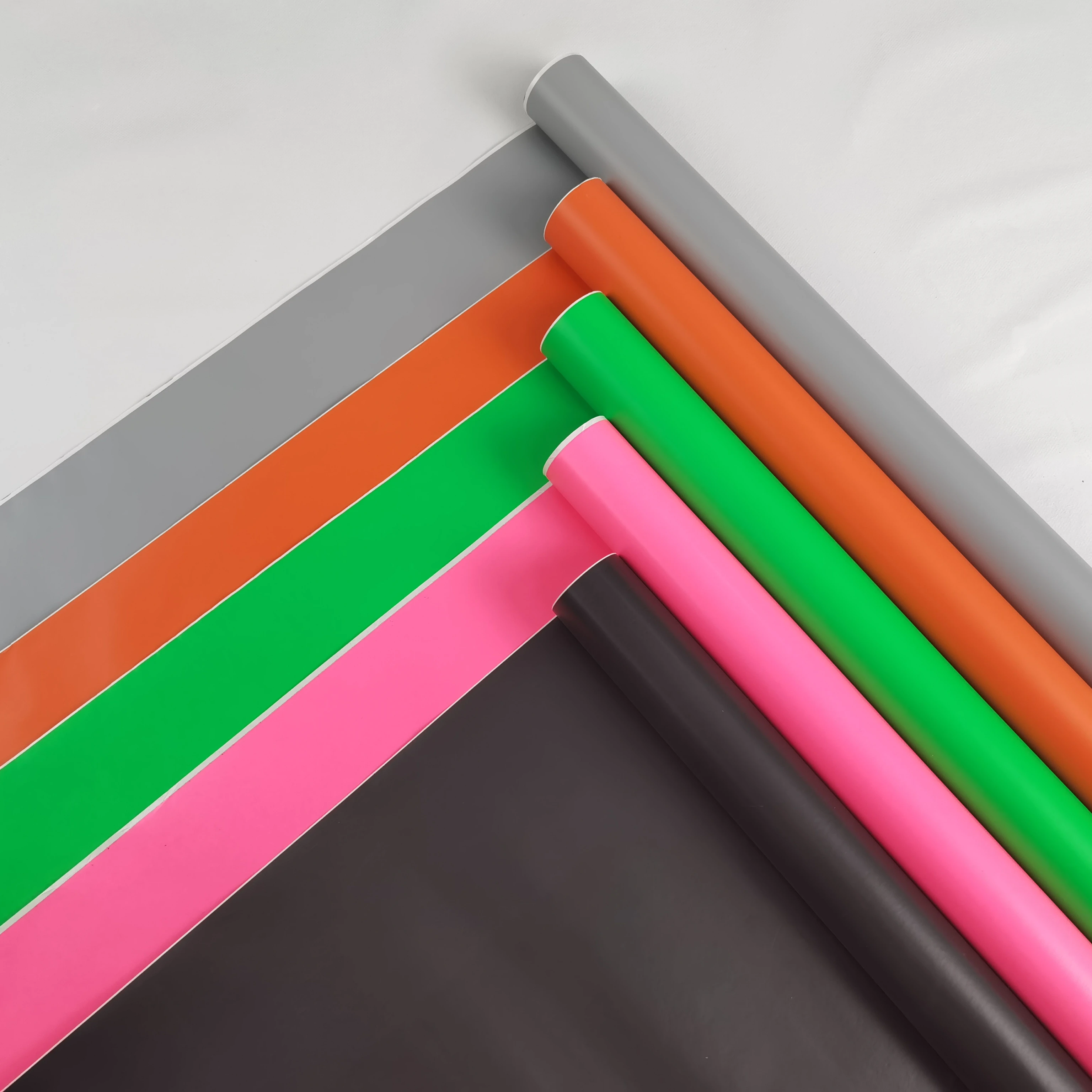 wholesale pvc waterproof solid color self-adhesive wallpaper