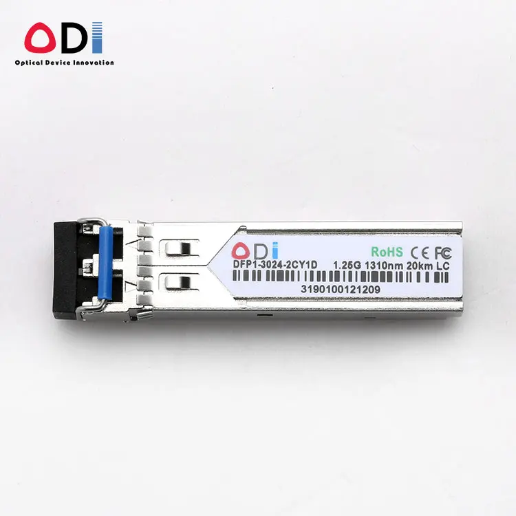 ODI-1.25G BiDi SFP Module 1310nm-TX/1550nm- RX 20km DDM Transceiver Module