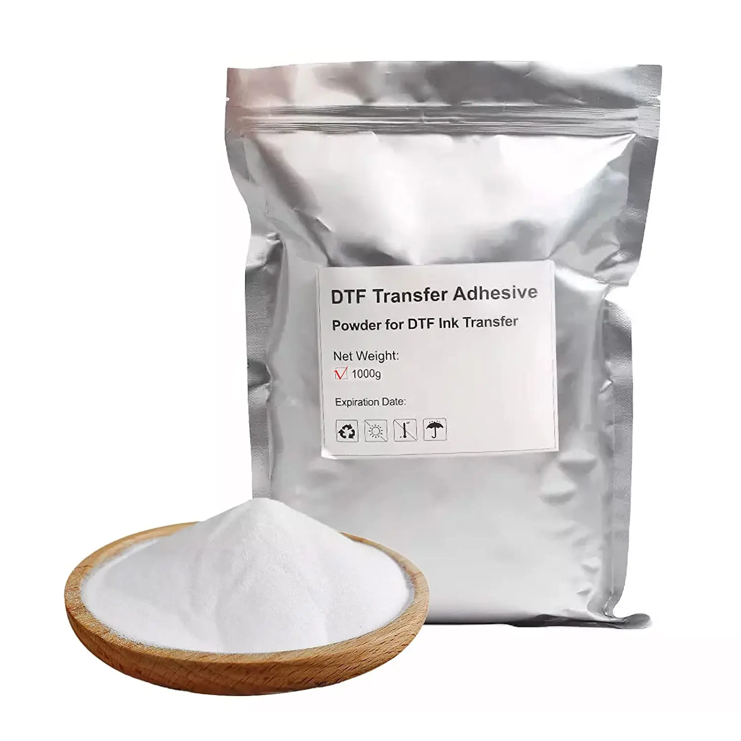 1000g Hot Melt Adhesive Powder White Black For Direct Transfer Film Printing On Cotton Sublimation DTF Hot Melt Adhesive Powder