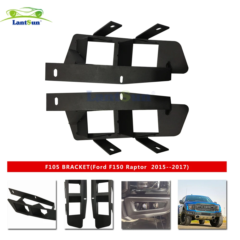 Shanghai Sanfu Car Accessories Fit For FORD F150 F105 Fog Light Brackets Light Bar Holder Skull Engine Cover Hood Bracket