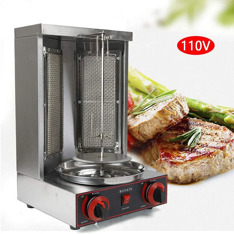  Настольная мясная продукция небольшая автоматическая газовая машина Shawarma Girl для