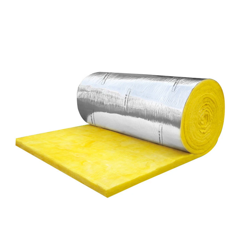 Funas Fiber Glass Wool For Roofing Heat Insulation Glass Wool Blanket
