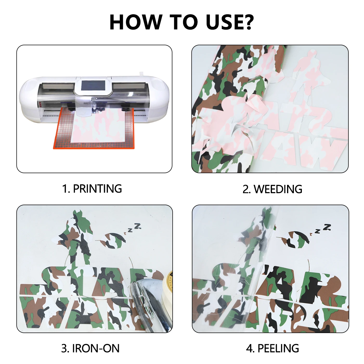 Guangyintong wholesale suppliers easy pattern htv high quality heat transfer vinyl iron on canvas bags and shirts