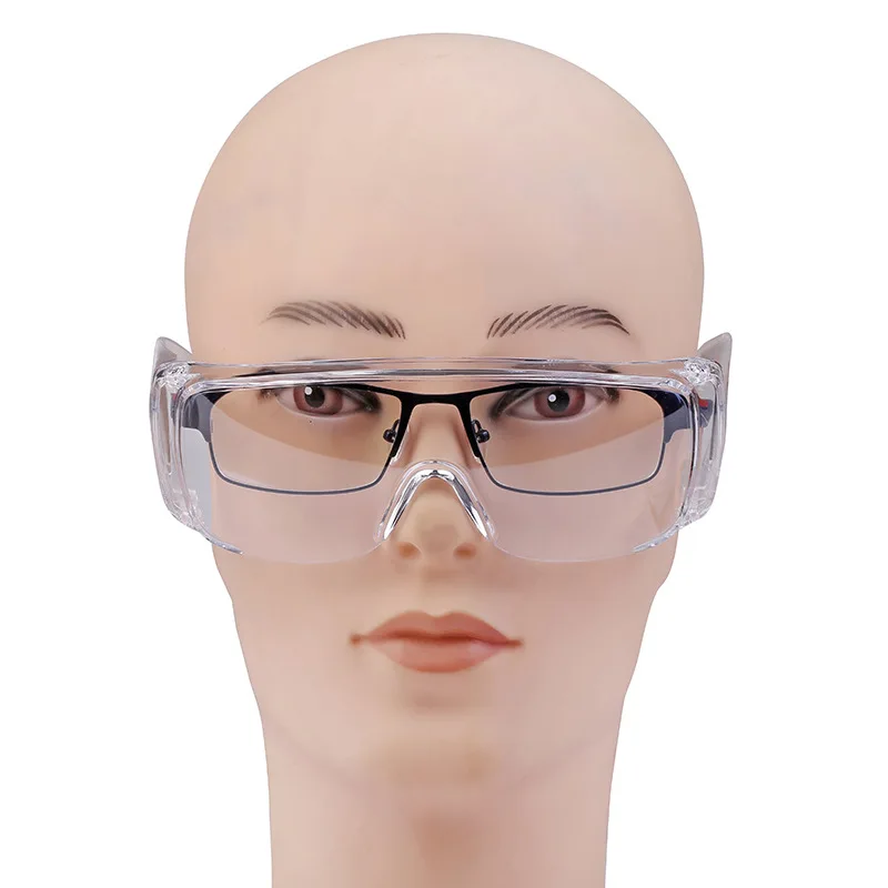 
Eyeprotect Chemical Splash Impact Eye Anti Fog Protective Safety Glasses Clear Frame Style Plastic 