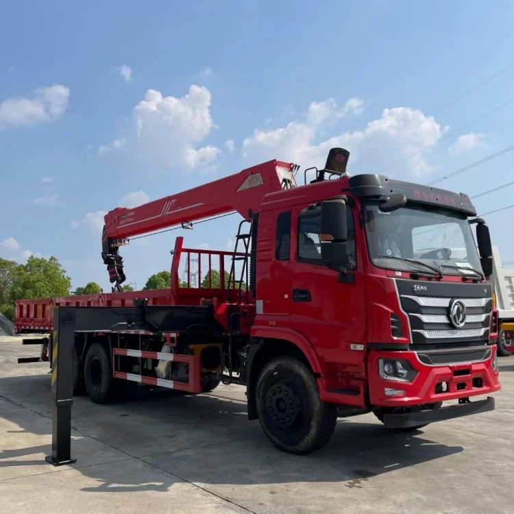Dongfeng Jincheng High-Power 12 Ton On-Board Truck Crane
