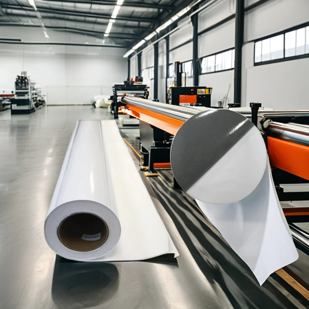 Printing Materials Pvc Vinyl Rolls Adhesive 120g/140g/160g Transparent Glue Self Adhesive Vinyl