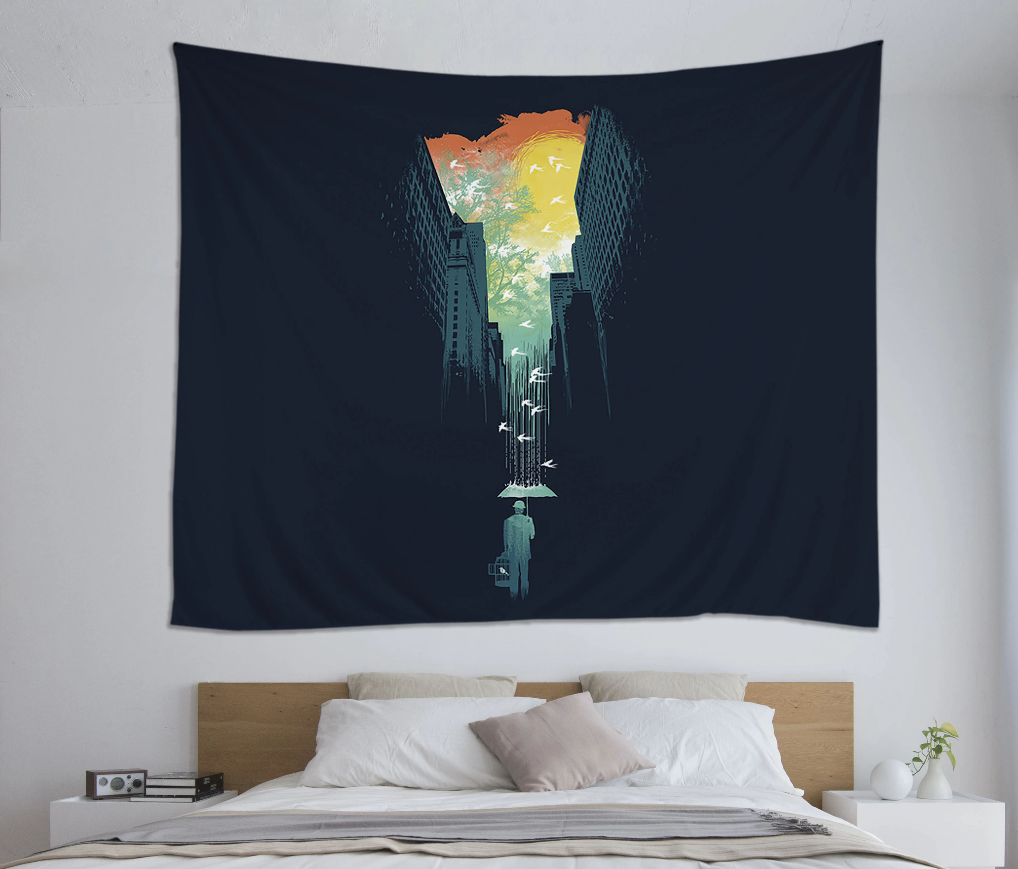 
Fantasy Figure Printed Tapestry Personalized Customized Tapestry Painting Home Decor Polyester Tapestry Wall Hanging 