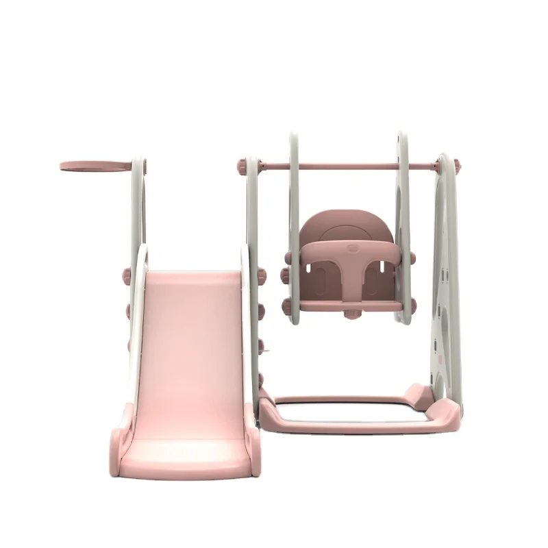 
Hot Sale Children Multifunctional Climbing Playground Baby Set Baby Plastic Mini Slide/basket/swing kids indoor playground toy 