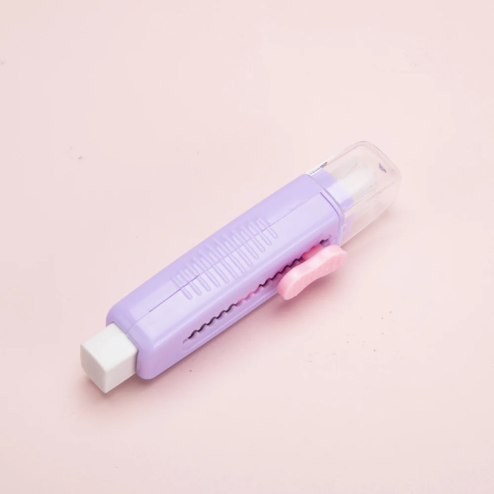 useful school kawaii colorful eraser small rubber with brush for students