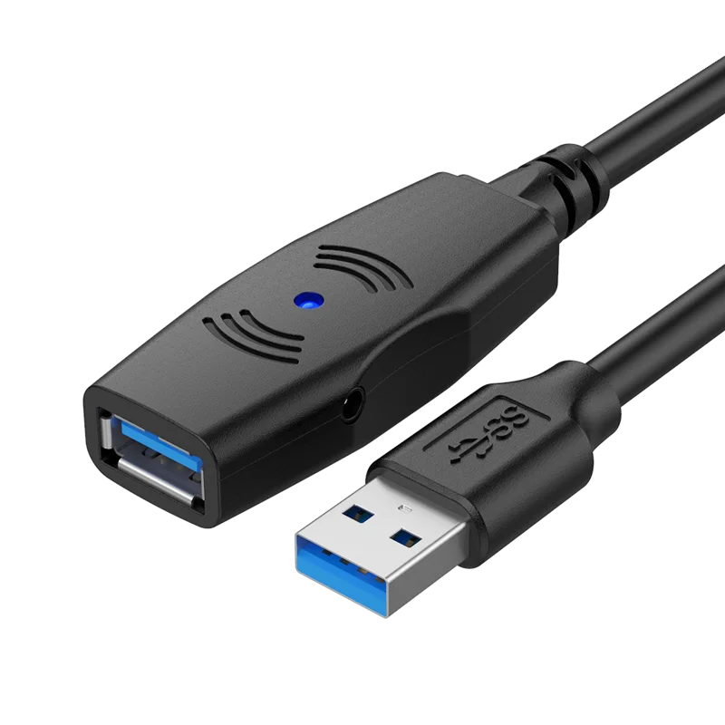 USB 3.0 Active Extension Cable 32 FT 10 Meter USB 3.0 extender booster chip male to female