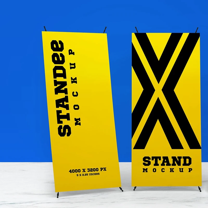 Wholesale Korean Style Exhibition Good Digital Stands Iron Advertising X Banner Display Stand