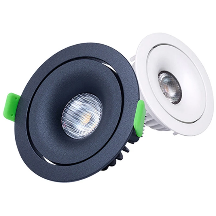 36 Degree Antiglare Led Ceiling Downlight Dimmable Led Cob Recessed 9 Watt 11w Ip54 Led Down light