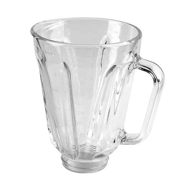 1.5L 6-cups Soda lime Glass Blender Repair Part Blender Glass Jar Blender Replacement Part for H&B Juicer