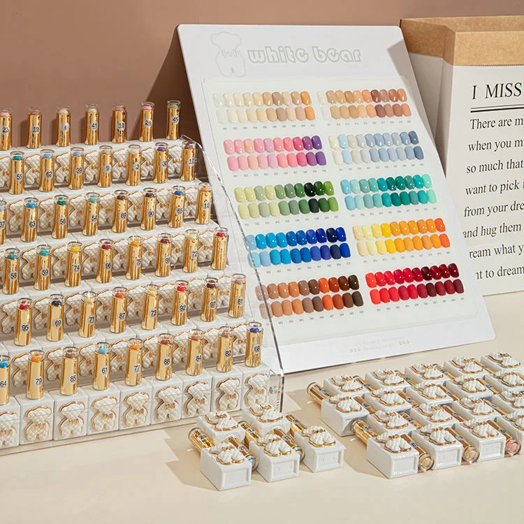 ZRKGEL Wholesale OEM soak off 100 colors teddy bear uv jelly gel polish Resin Uv gel Private Label soak off free sample  uv gel