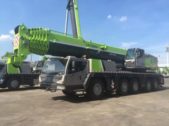Chinese Famous Brand New ZAT2000V 200 Ton All Terrain Crane Truck Crane Mobile Hydraulic Crane With Good Performance