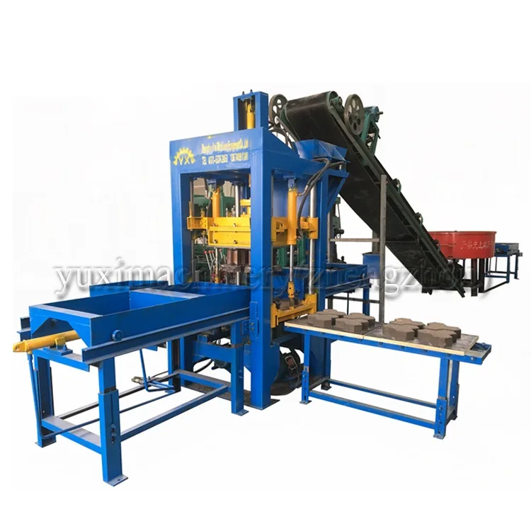 Compressed Interlocking Cement Block Machine To Make Concrete Brick Making Machine For Sale