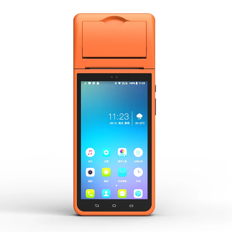 Портативный интеллектуальный мобильный терминал Android с сенсорным экраном 58