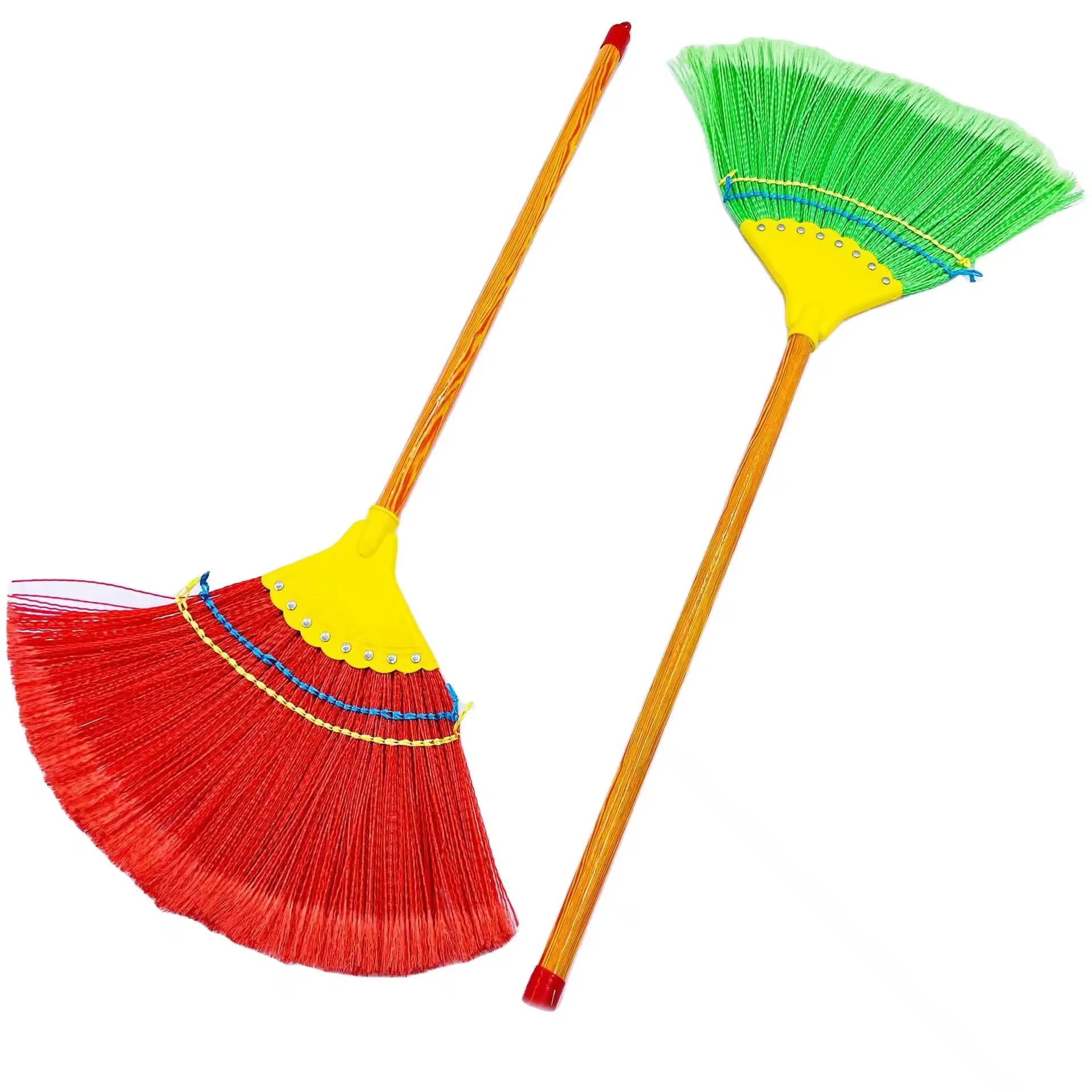 Floor Brush Wooden Handle Celling Sweep The Water With Kitchen Restaurants Corn Durable Poly Fiber Nylon Bristle Whisk Broom