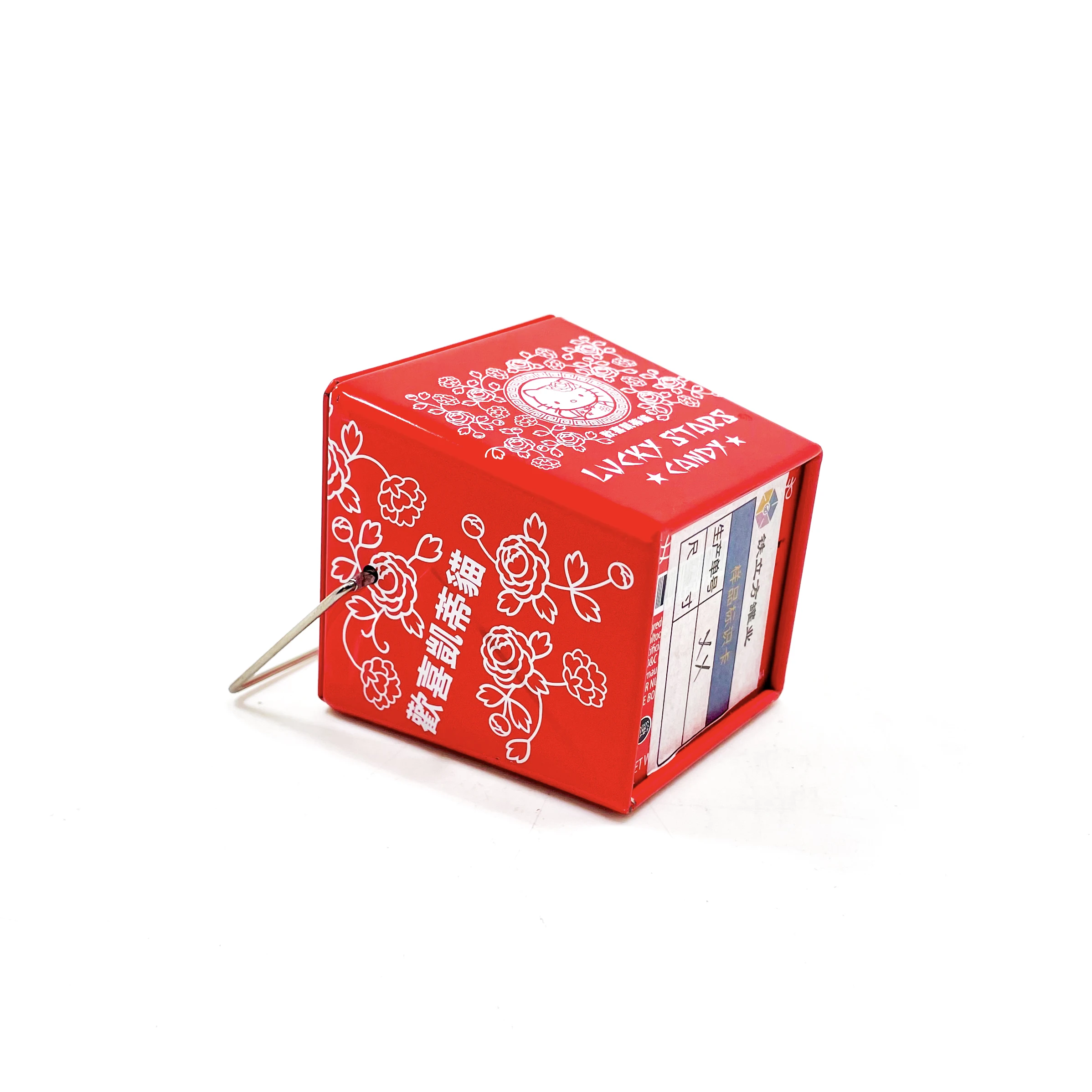 Custom small size cute empty tin box storage tin can candy chocolate packaging can