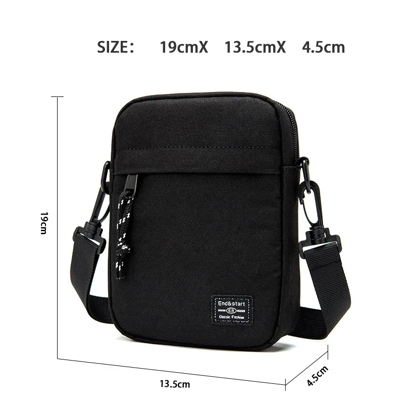 Unisex Custom Logo Blank Men Shoulder Crossbody Messenger Chest Bag Good Quality