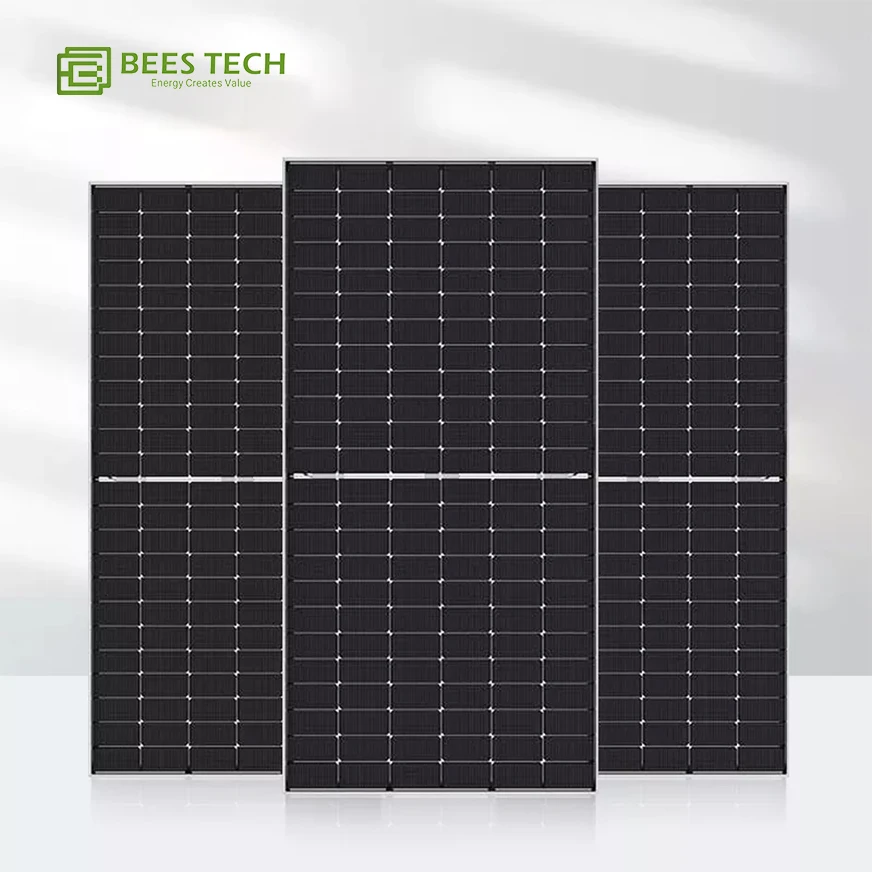 Solar panel tier 1 bifacial double glass solar module 182mm 144cells 540w 545w 550w 555w monocrystalline pv panels