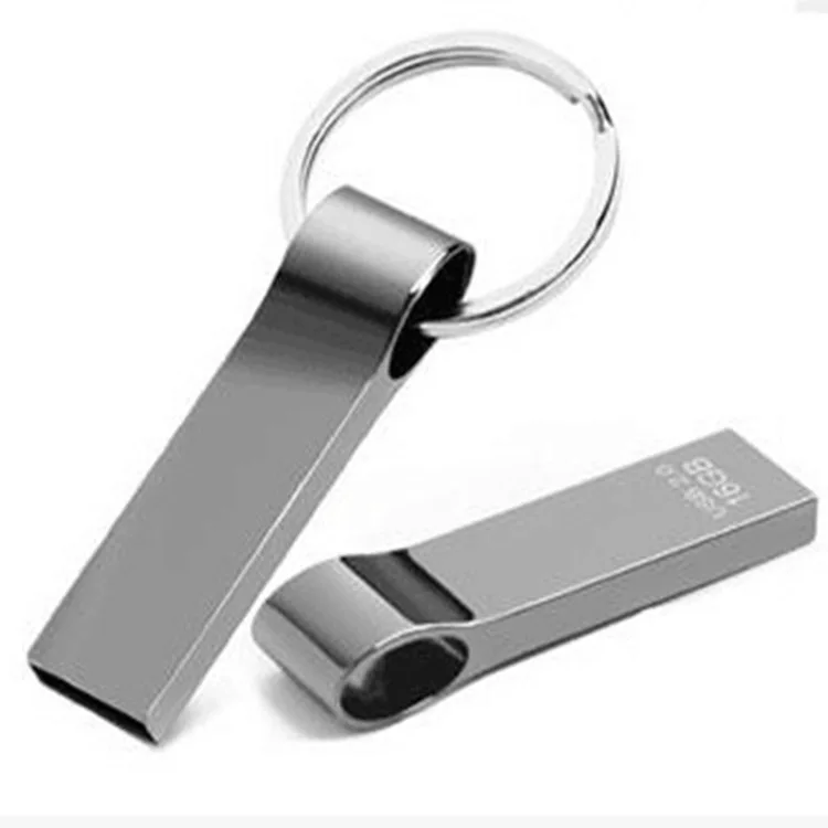 
New U Disk 4gb 8gb 16gb Metal Usb Stick 32gb 64gb Pendrive Usb 2.0Drive usb flash drive With Key Ring 
