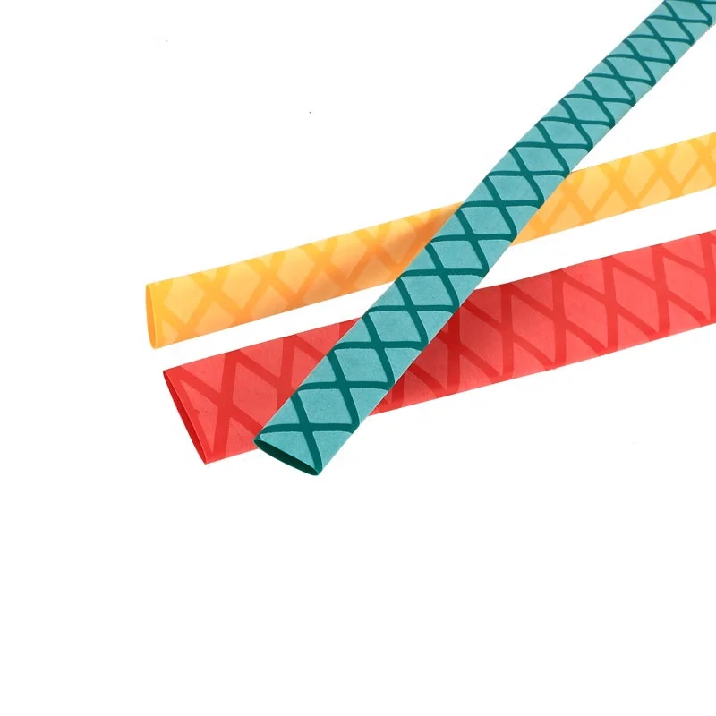 ZHBOZ 15/18/20/22/25/28/30/35/40/45/50 mm antiskid rod h insulation pipe heat shrinkable flexible winding