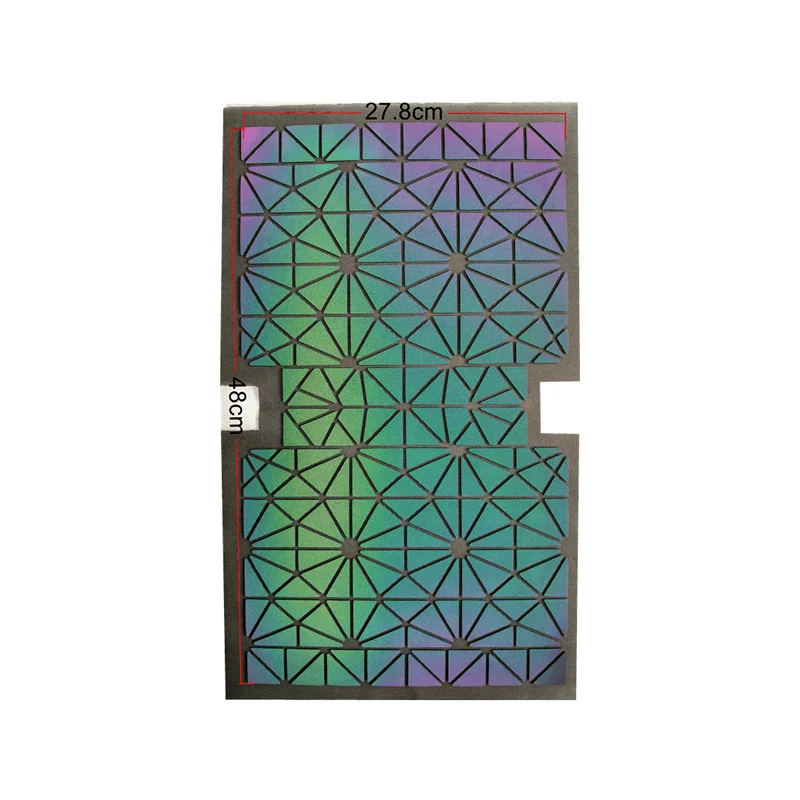 
New Arrive Customization Colorful Diamond Leather Big Cosmetic Bag Material 