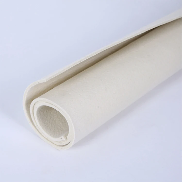 custom 3mm 5mm 10mm thick industrial pressed wool felt 100% industrial white wool felt fabric