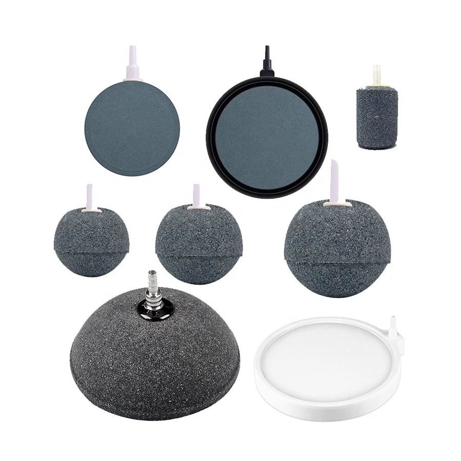 Customized Ceramic Cylinder Fish Tank Aeration Oxygen Aerator Porous Air Bubble Stones Aquarium & Accessories