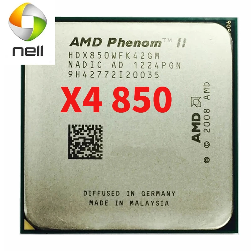 AMD Phenom II X4 850 3.3 GHz Duad-Core CPU Porcessoe HDX850WFK42GM Socket AM3