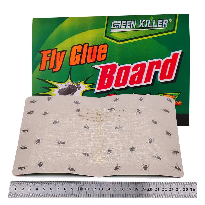 Strong Sticky Fly Boards Fly Stickers Mosquito Paper Pest Control