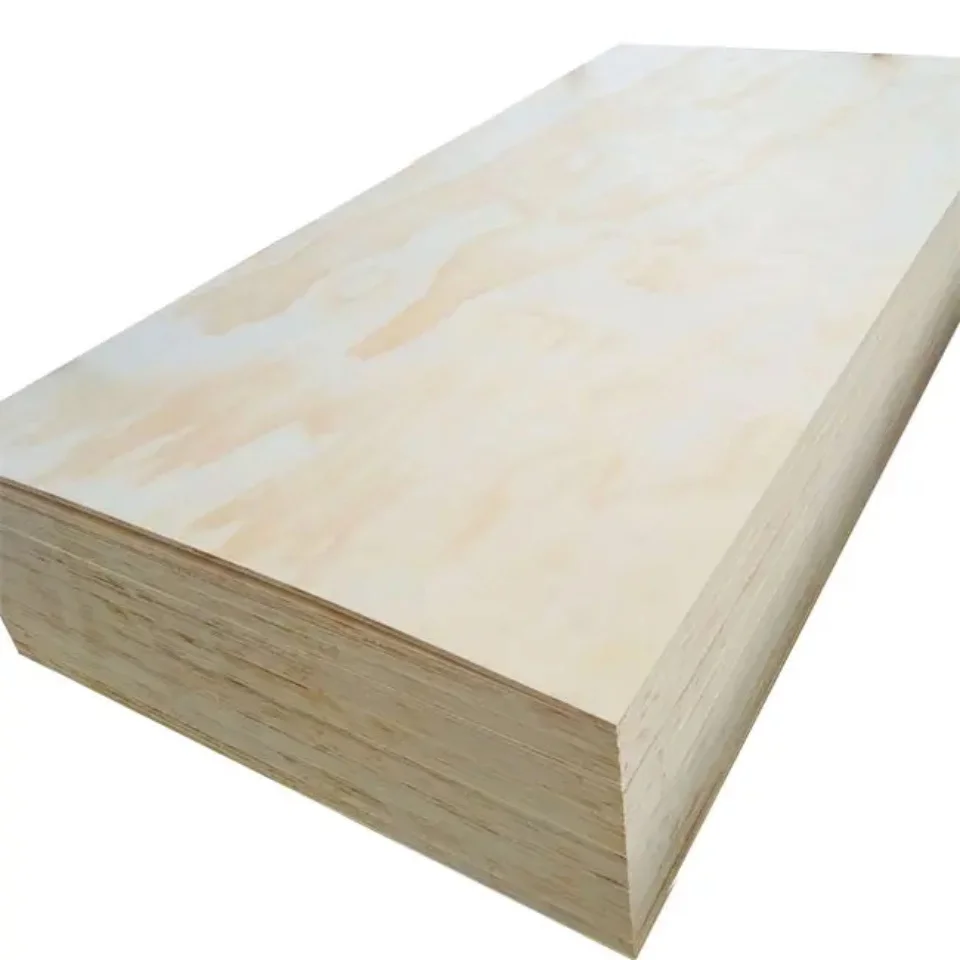 Factory-directly Pine Veneer Plywood 18 mm Cdx Construction Grade 4x8 Pine Plywood Sheet Laminated Plywood
