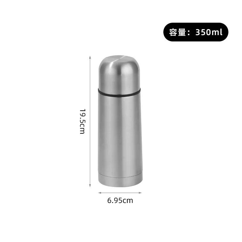 350ML/500ML750ML/1000ML classical double wall stainless steel thermos vacuum flasks bullet shape