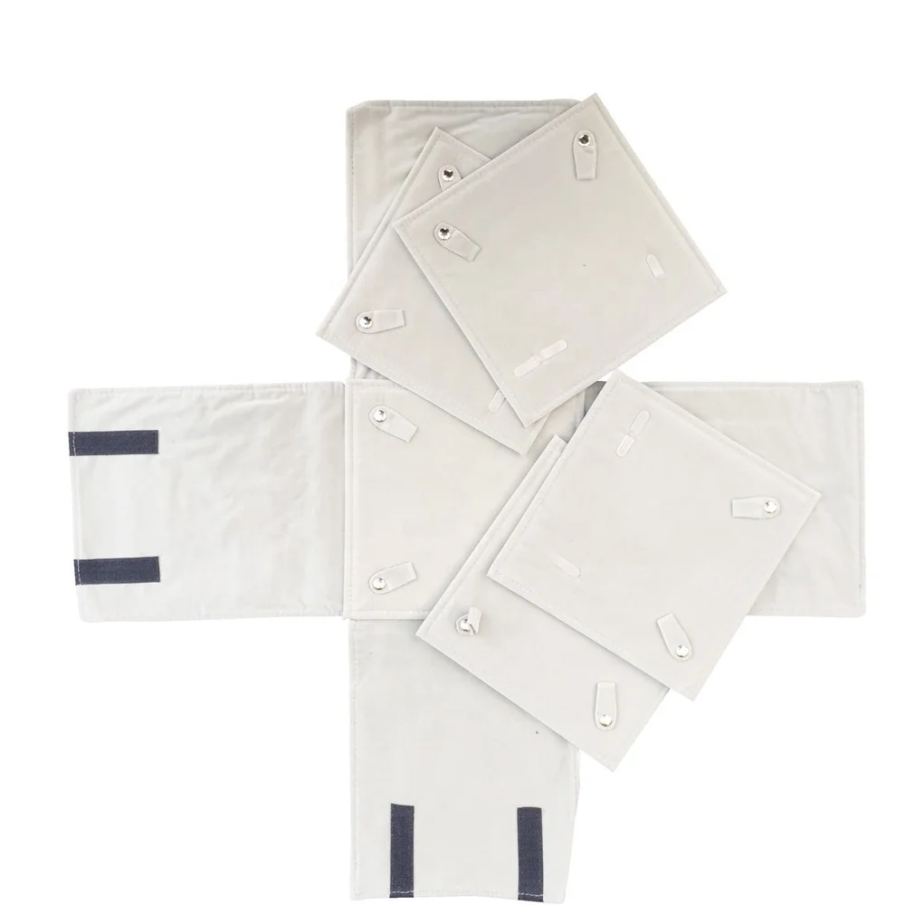 Portable Travel Jewelry Organizer Roll Storage Pouch for Necklace Ring Earring