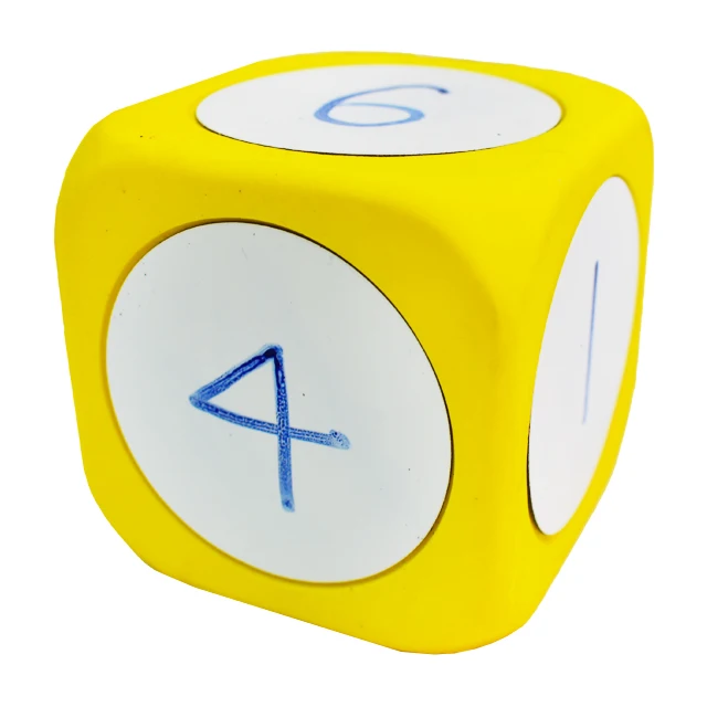 Dry erasable foam color cube teaching aids for kids education foam custom Dice